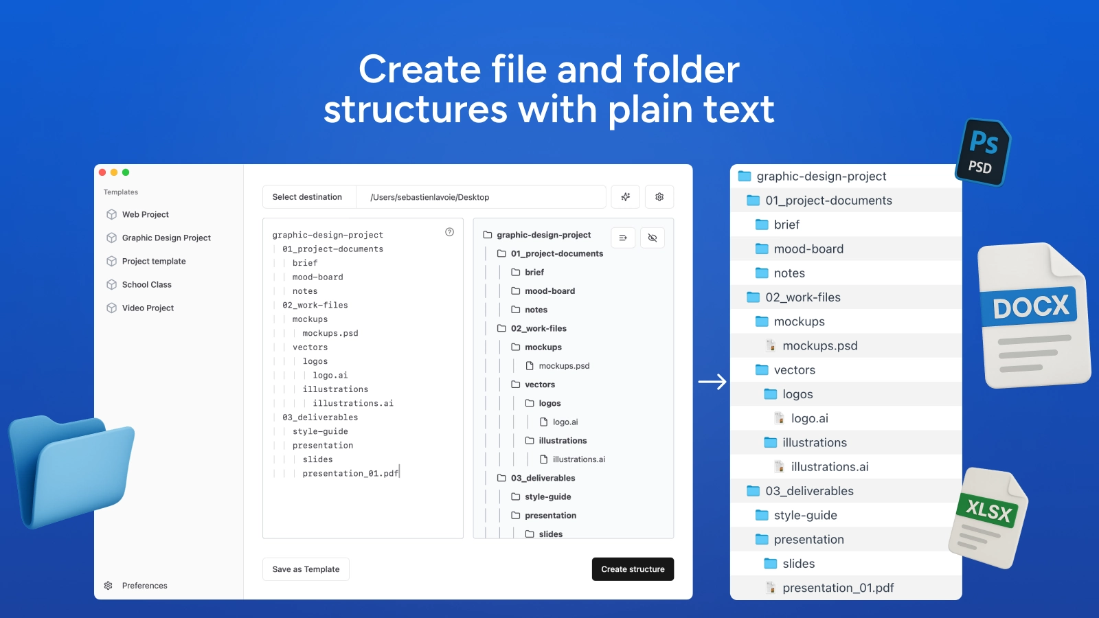 FileArchitect interface preview