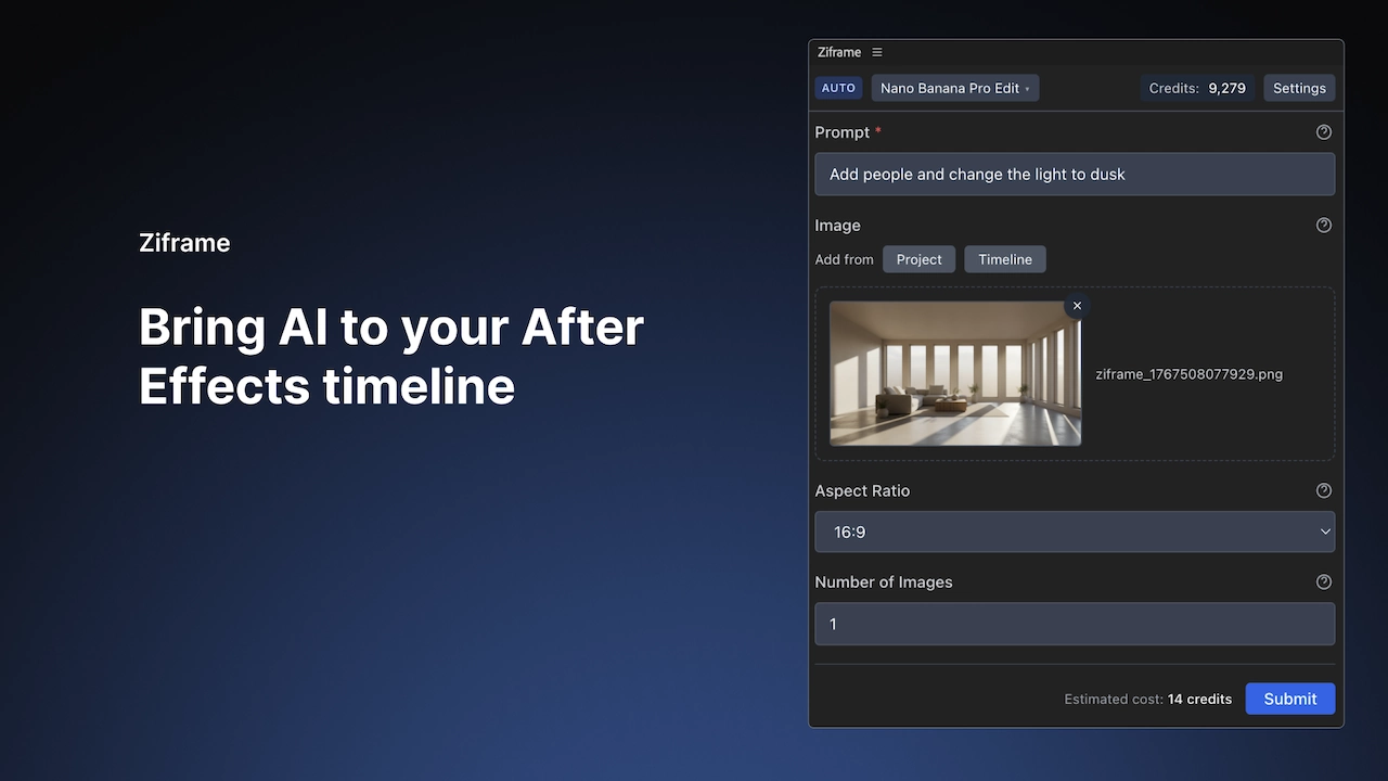 Ziframe interface preview